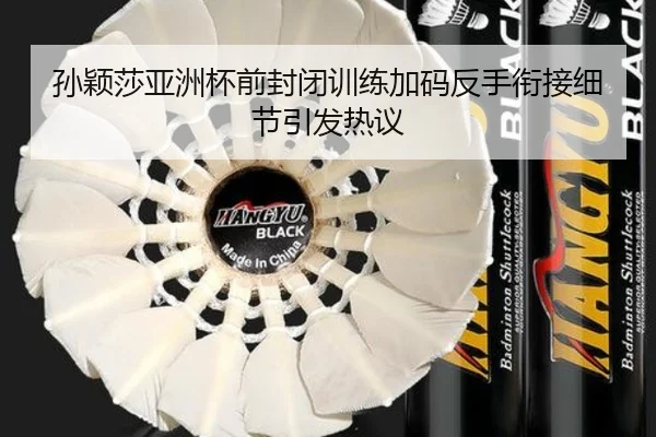 孙颖莎亚洲杯前封闭训练加码反手衔接细节引发热议